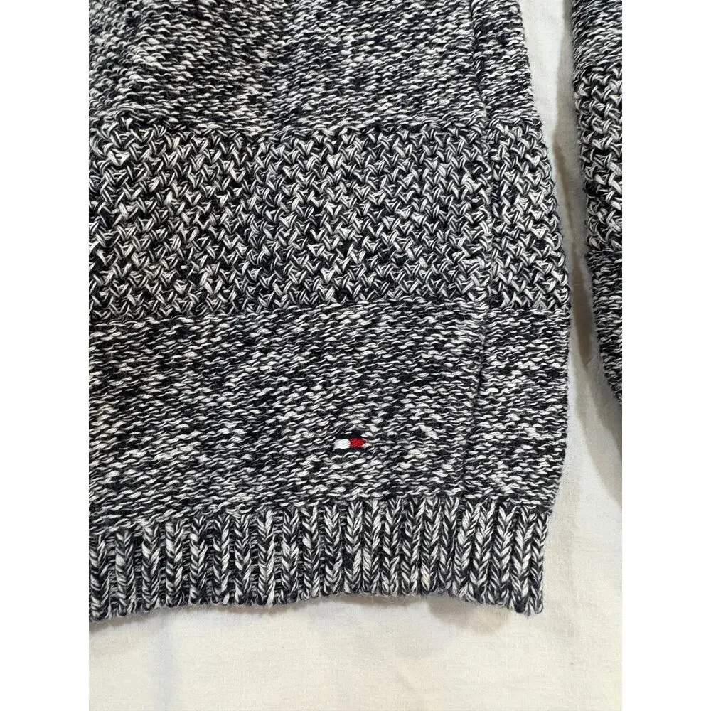 Tommy Hilfiger 100% Cotton Blue Knit Pullover Sweater Size Large
